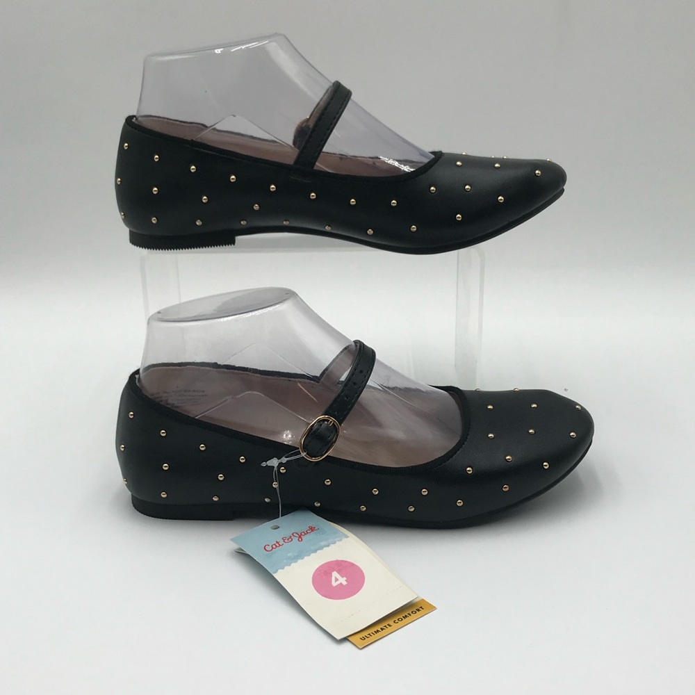 BNWT Cat & Jack Mary Jane Studded Flats